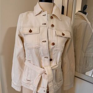 Women’s belted Jean Jacket. Boden